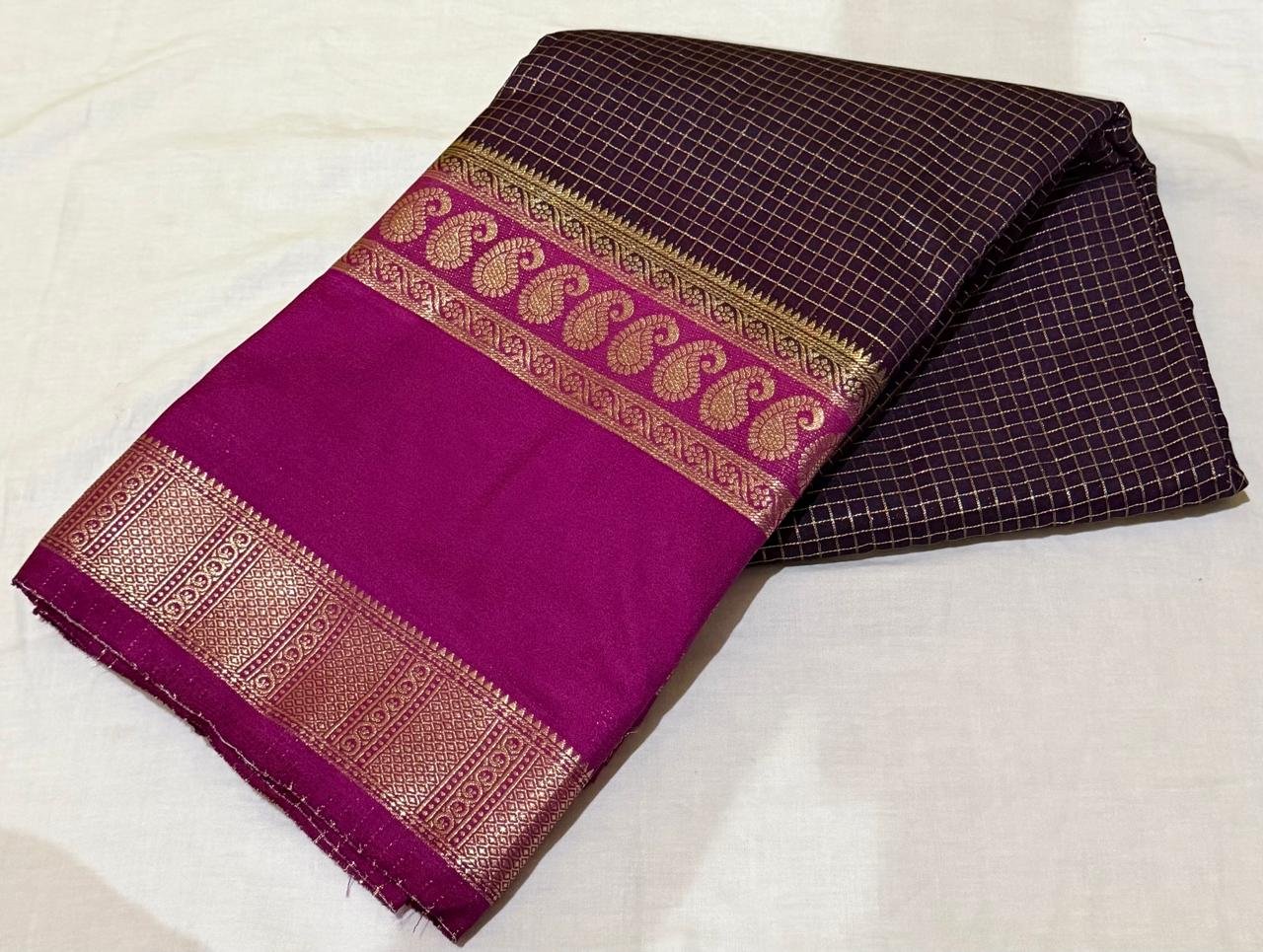 Crape Chex's Saree - Image 4