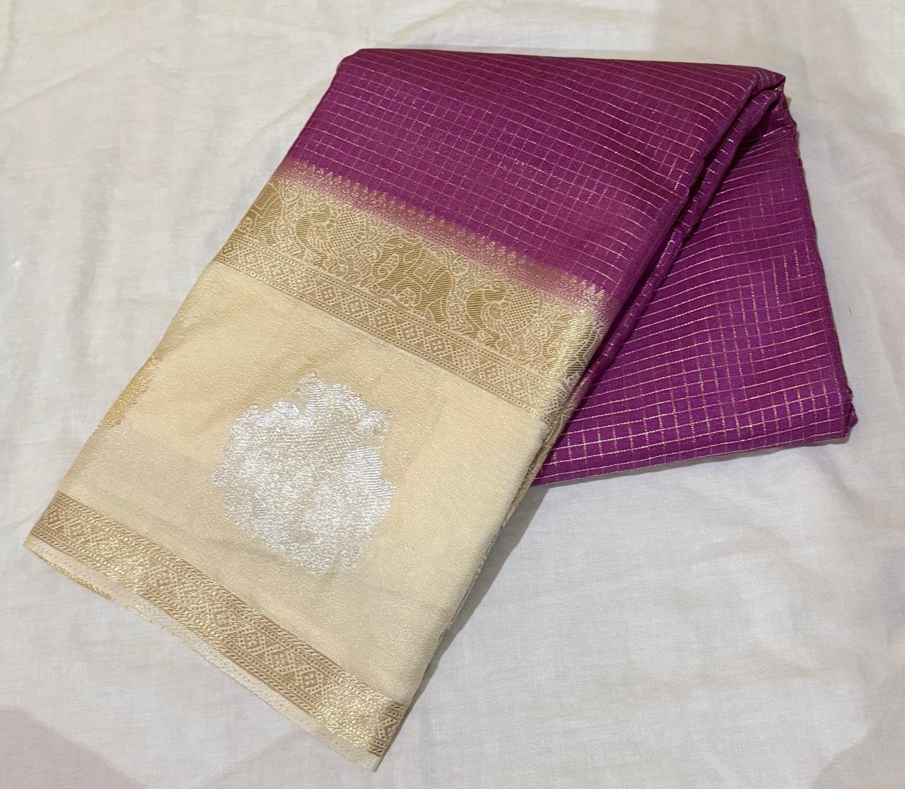 Crape Chex's Saree - Image 3