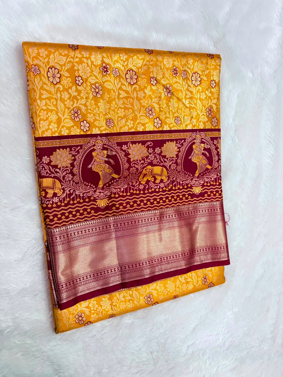 Tissue silk Saree - Image 16