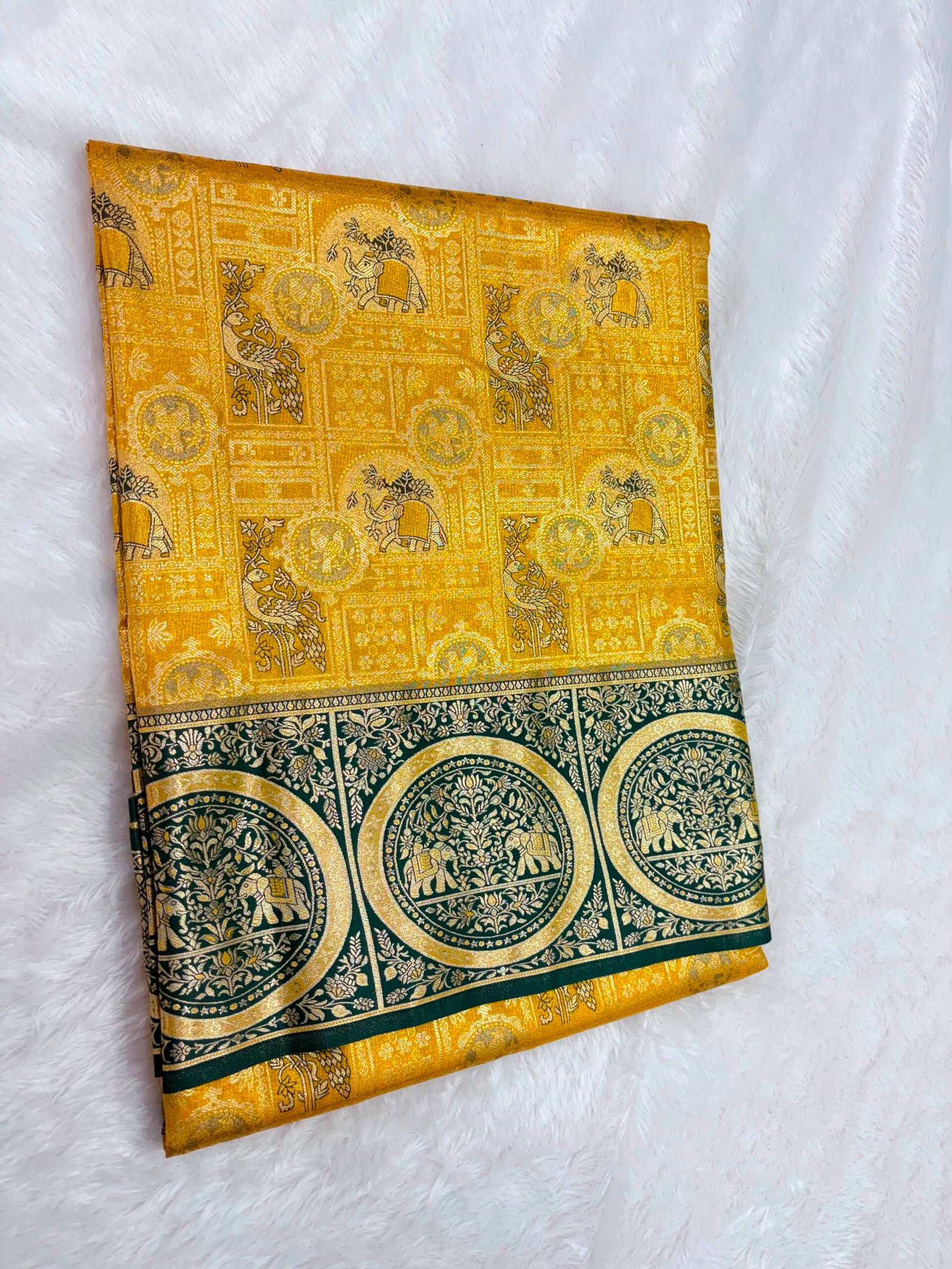 Tissue silk Saree - Image 24