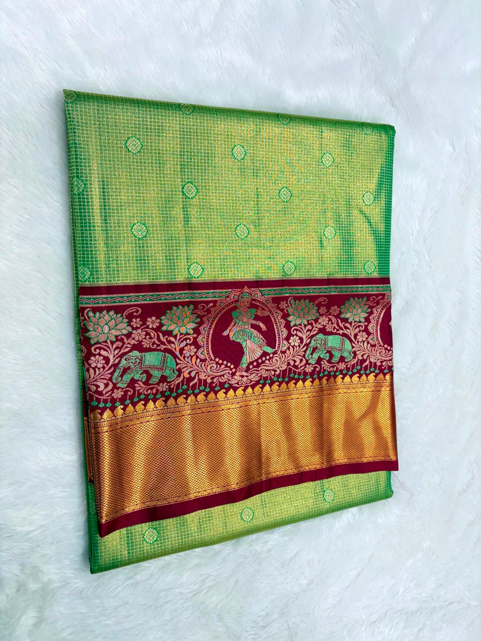 Tissue silk Saree - Image 25