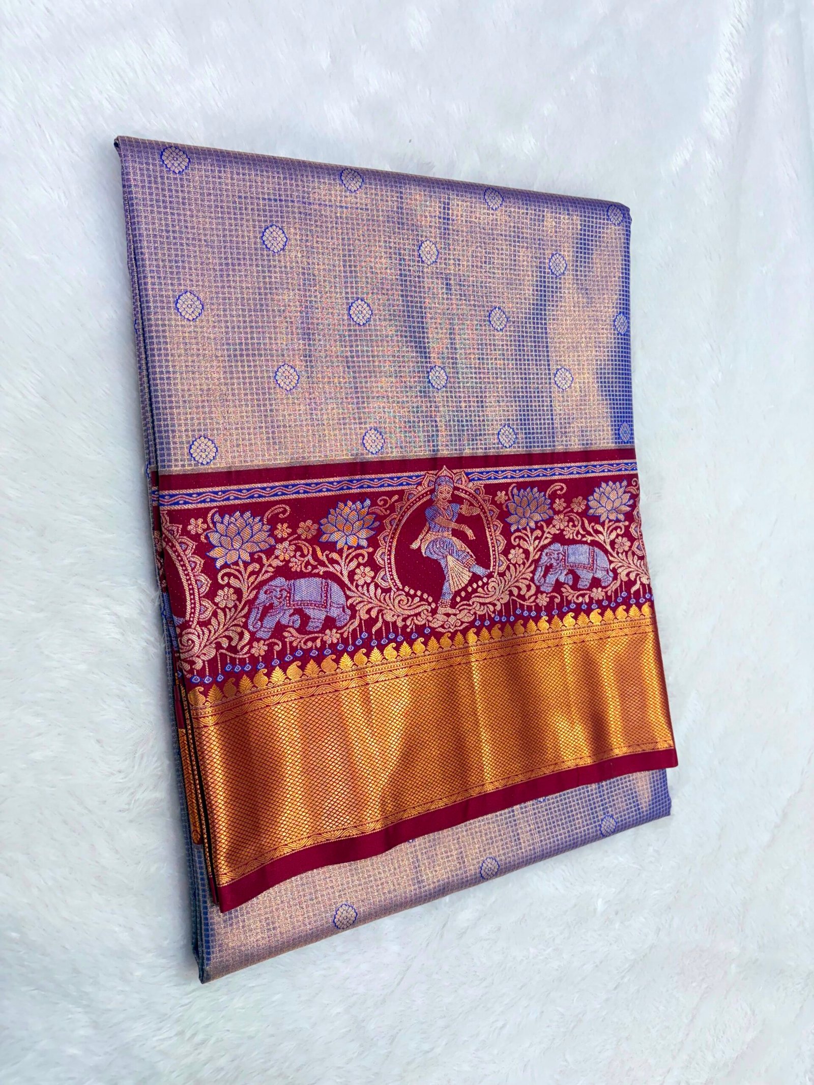 Tissue silk Saree - Image 26