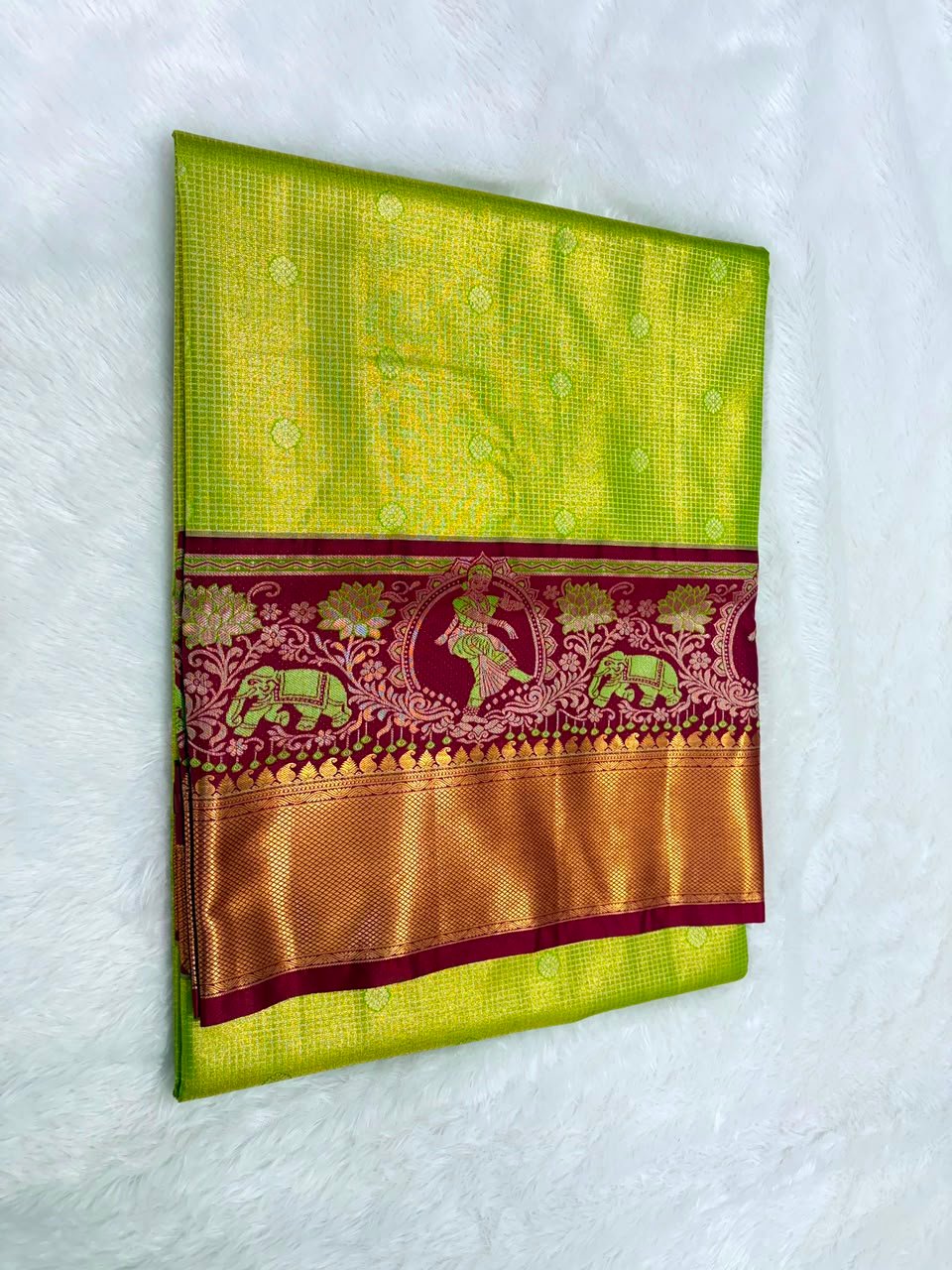 Tissue silk Saree - Image 29