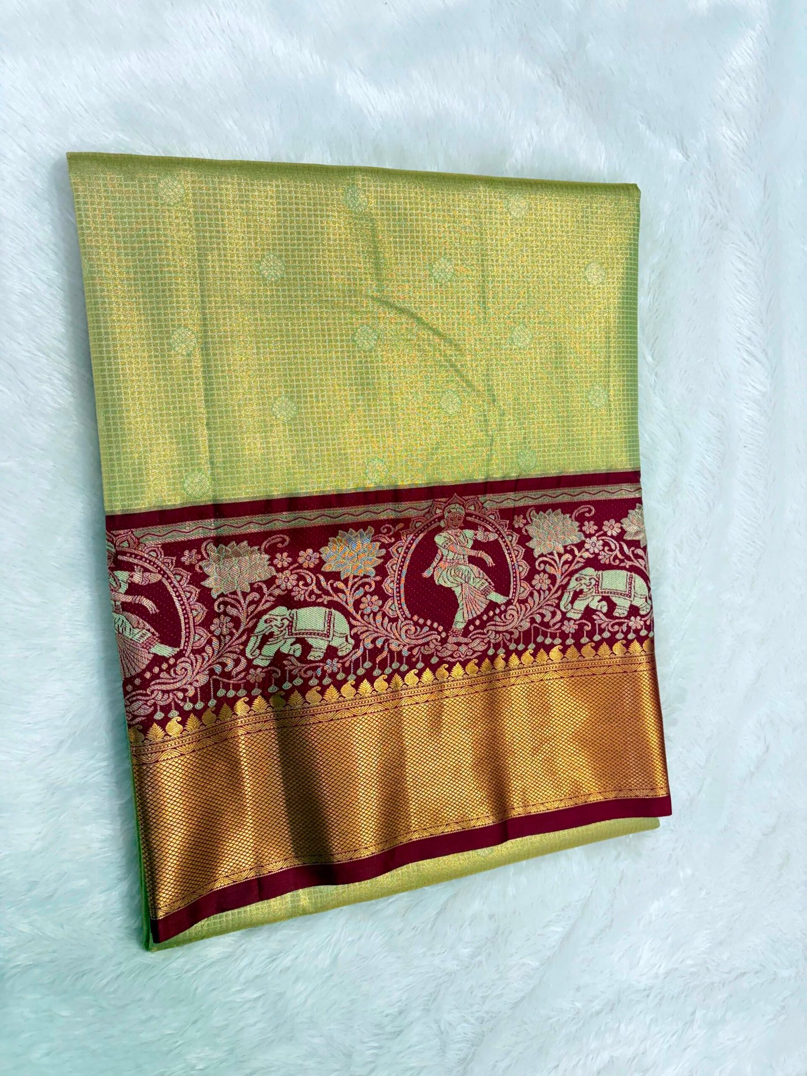 Tissue silk Saree - Image 32