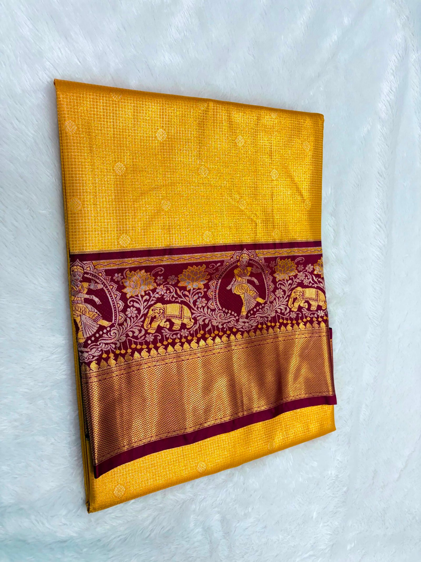 Tissue silk Saree - Image 33