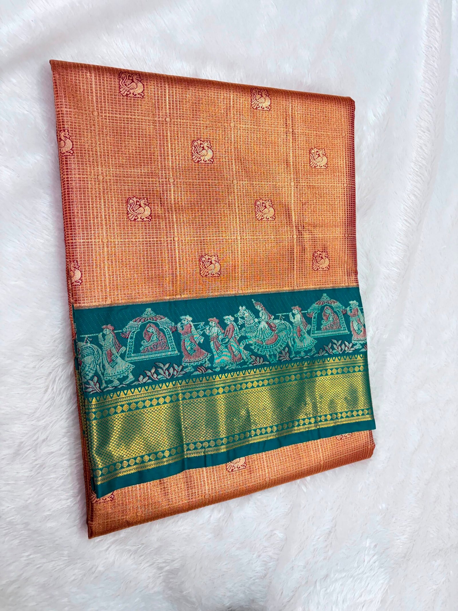 Tissue silk Saree - Image 34