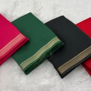 Semi Mysore Crepe Silk Saree