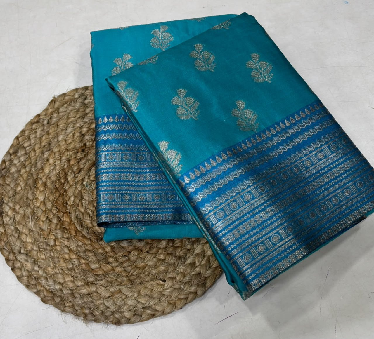 Blue Silk Saree