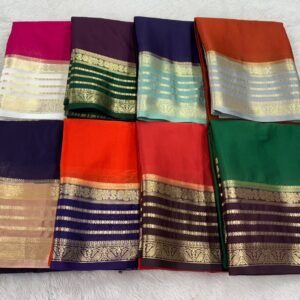 Crepe Silk saree