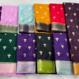 Semi Crepe Silk Saree
