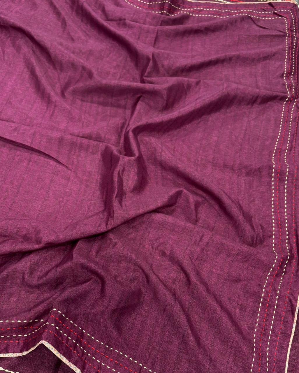 Silk Blend Saree - Image 4