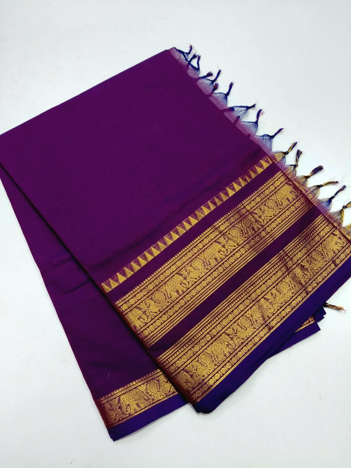Kanchi cotton sarees - Image 7