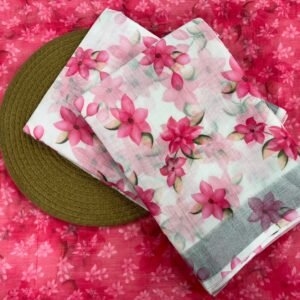 Cotton Linen Saree