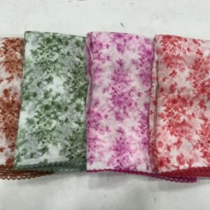 Cotton linen saree