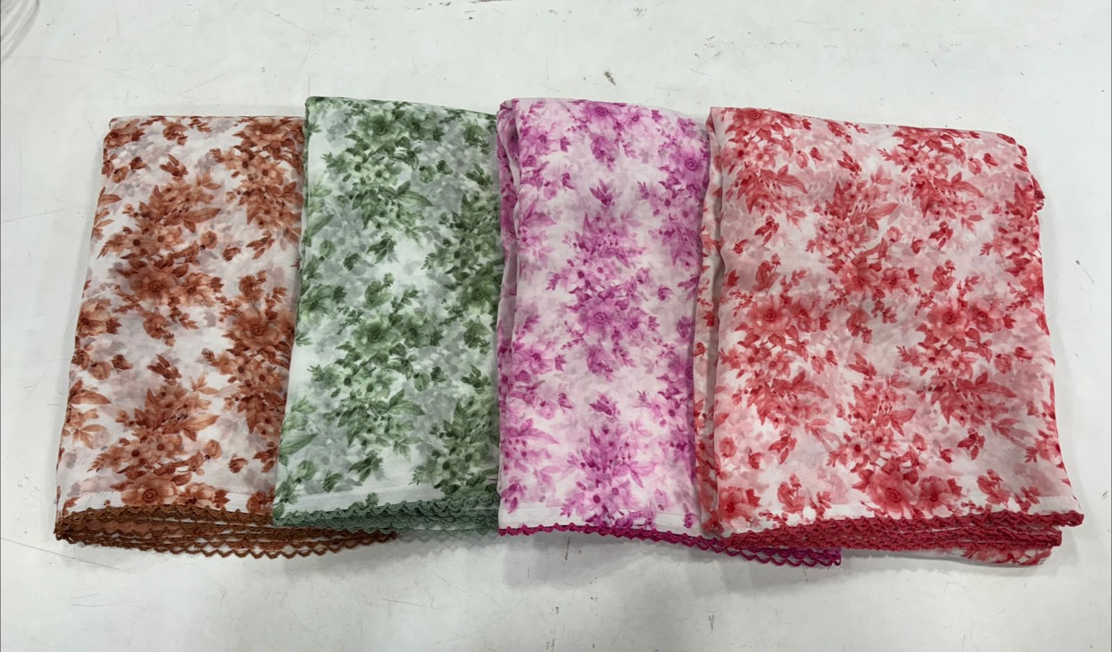 Cotton linen saree