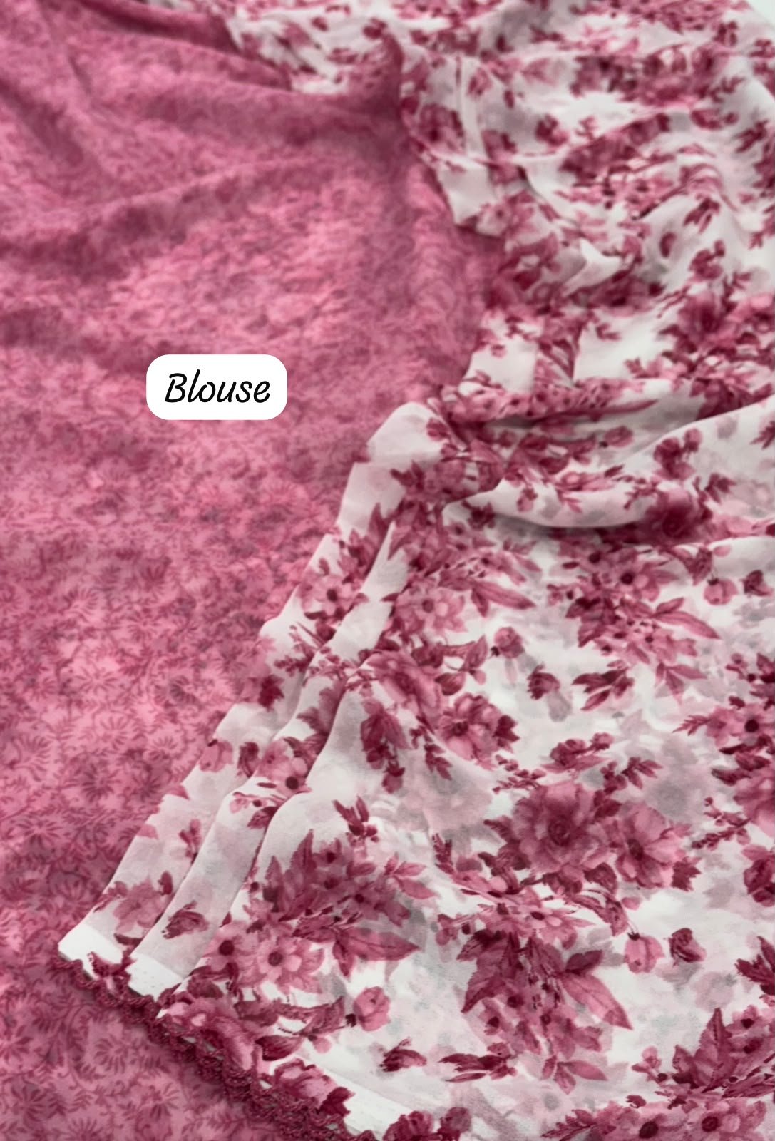 Cotton linen saree - Image 4