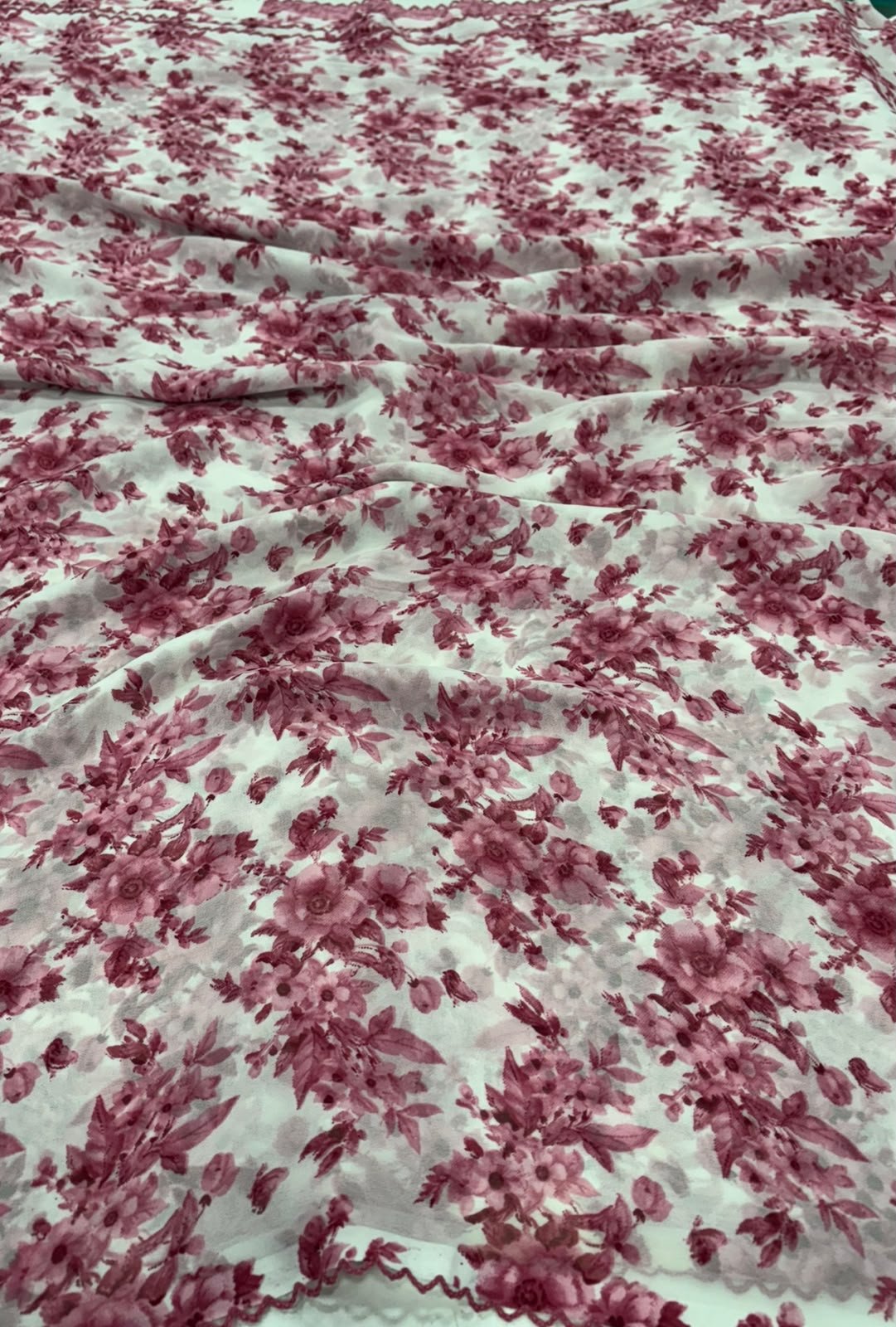 Cotton linen saree - Image 2